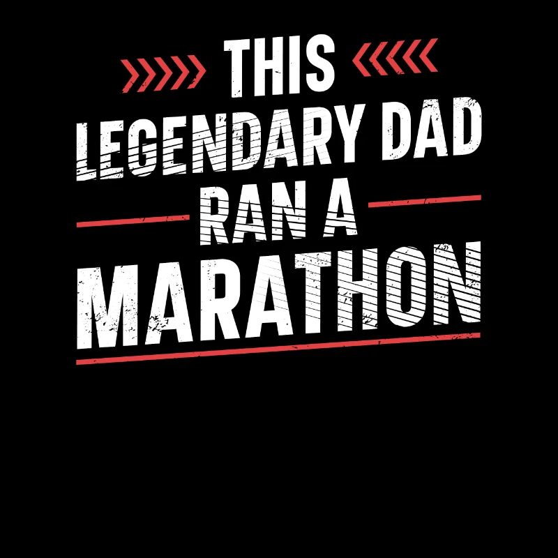 The legendary father ran a marathon