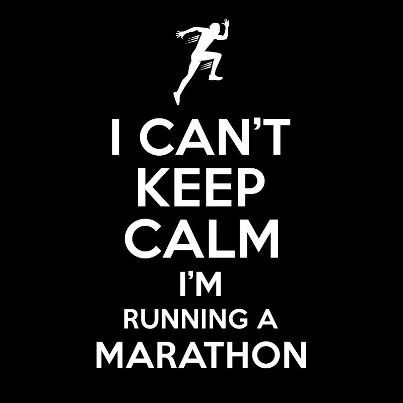 Marathon Spruch Keep Calm