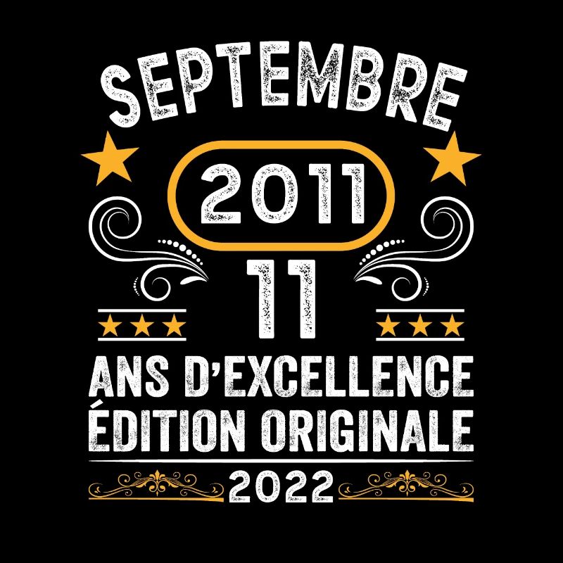 Septembre 2011 11 Ans Anniversaire Idée Cadeau