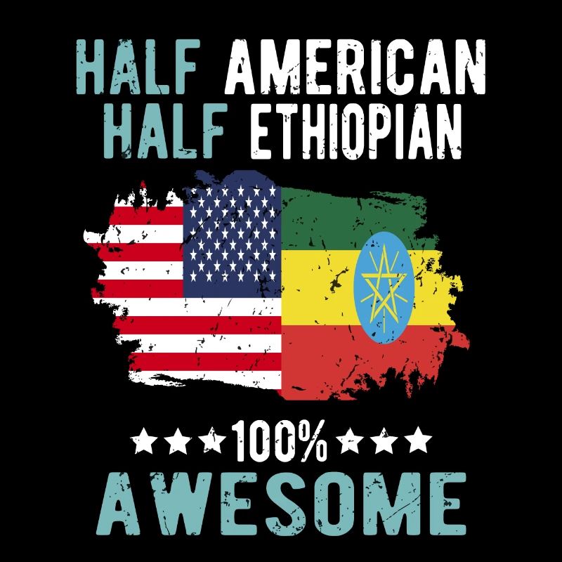 Half American Half Ethiopian