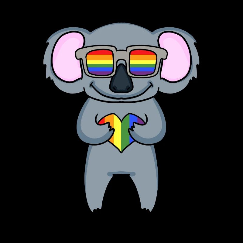 LGBT Tier Koala Regenbogen