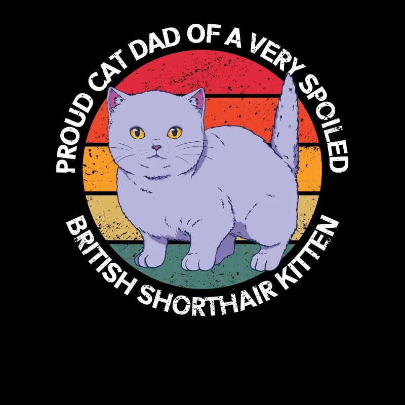 Britisch Kurzhaar Dad Katzen Geschenk