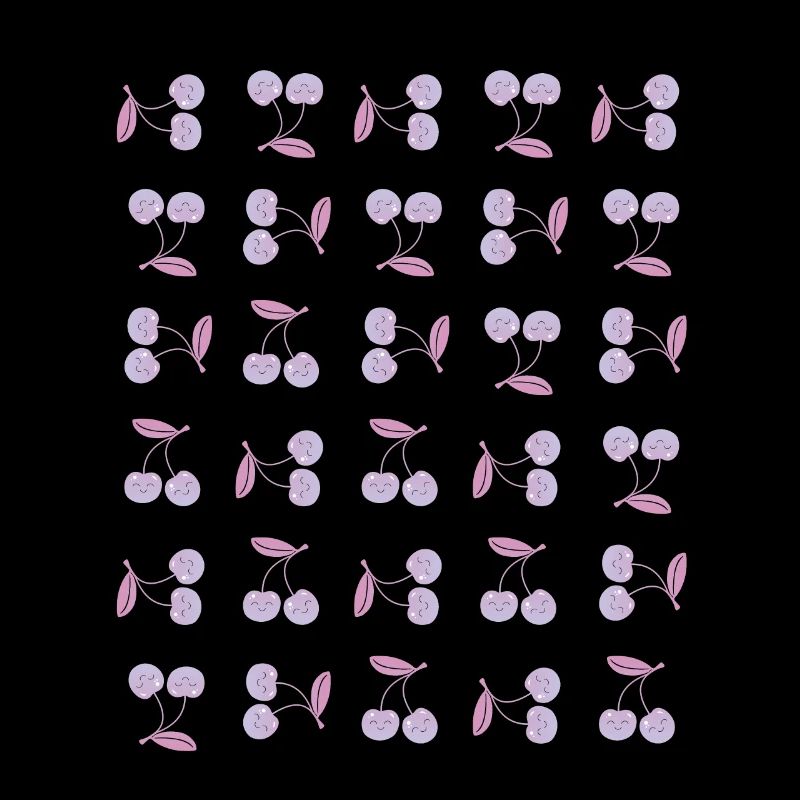 Pattern Kawaii Cherries