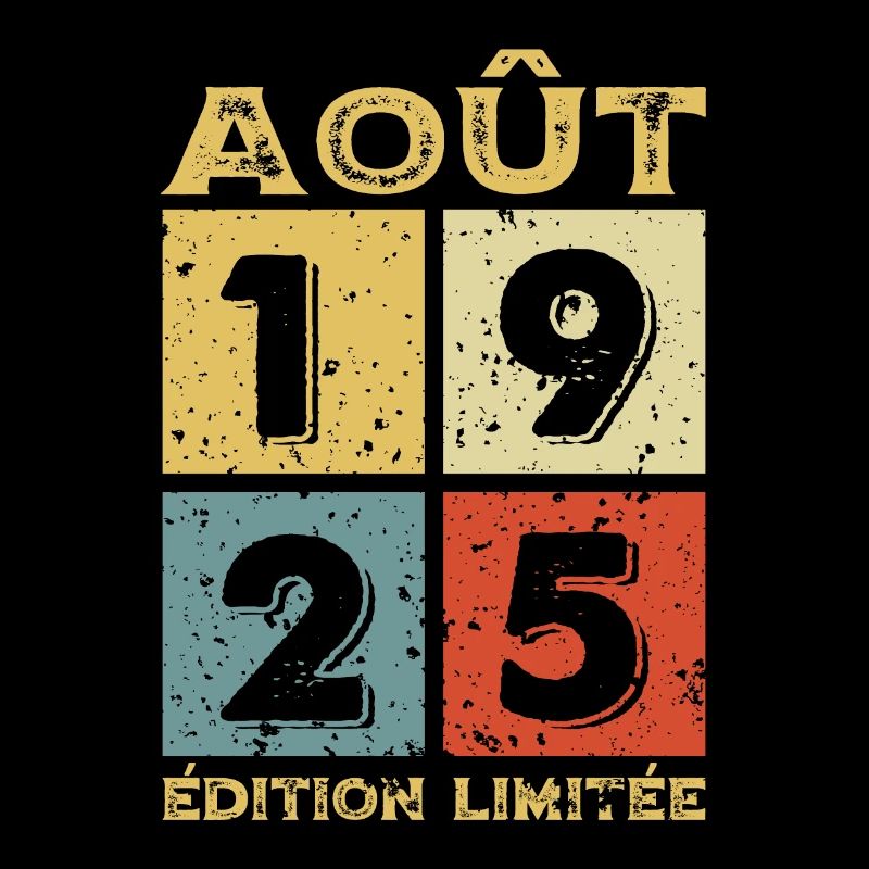 Août 1925 Original Idée Cadeau Anniversaire
