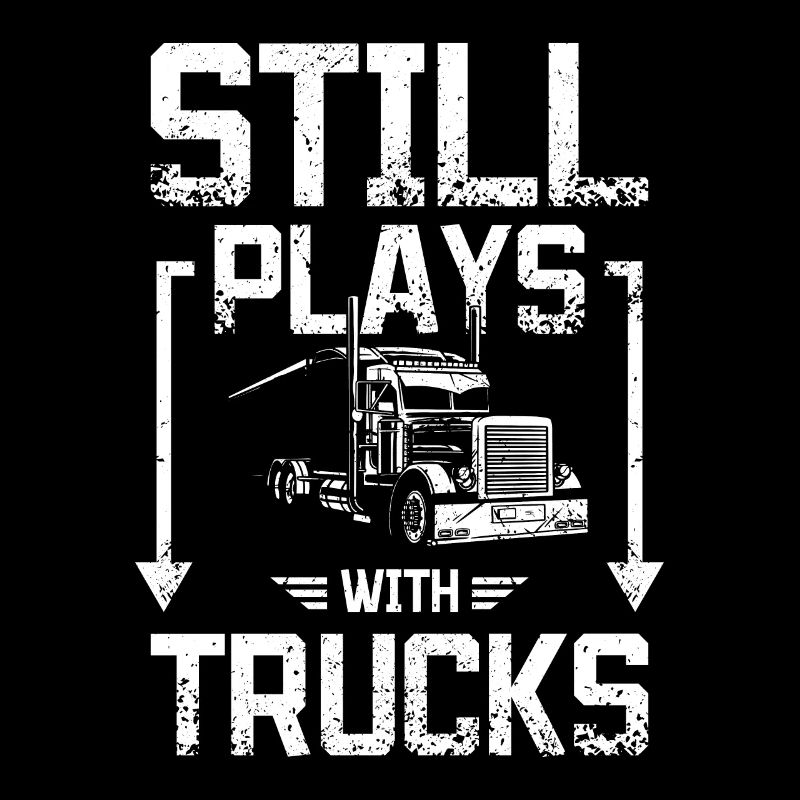 Still plays with trucks