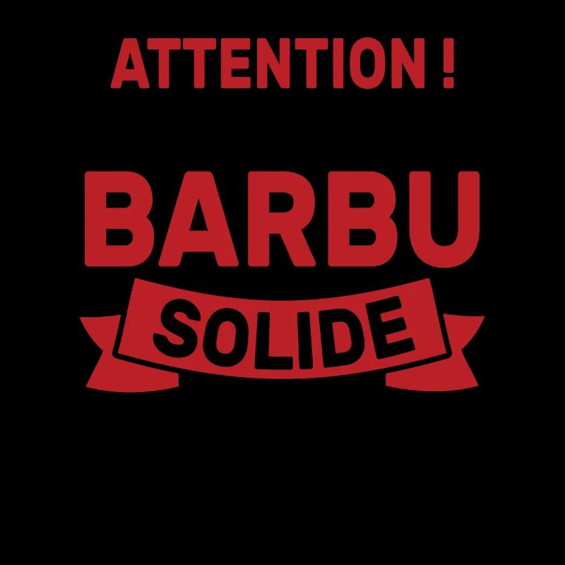 Attention Mon Mec Est Un Barbu Solide Cadeau