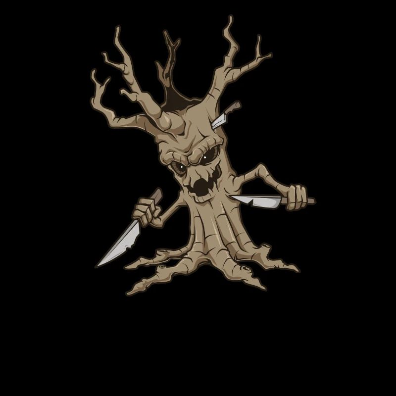 Monster Pflanzen - Horror Messer Baum