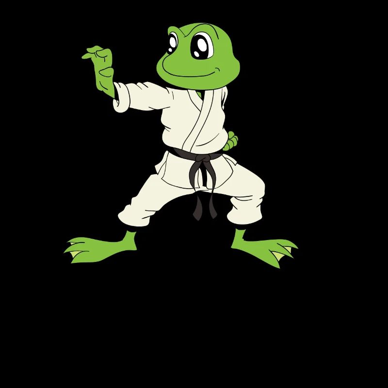 Comic Gecko does karate