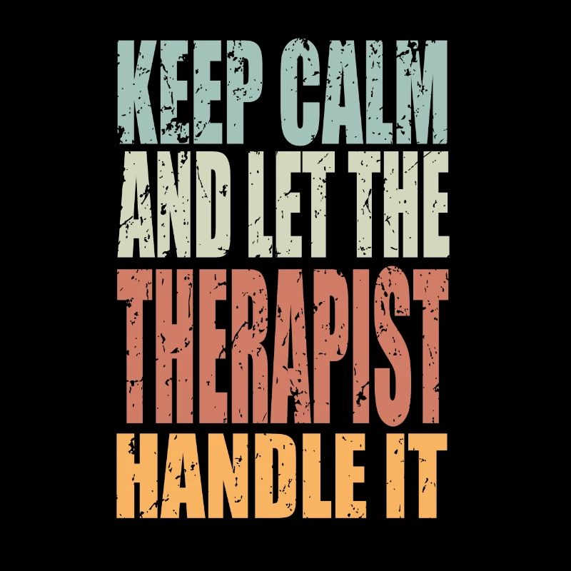 Keep Calm Therapeut Spruch Therapeut Geschenk