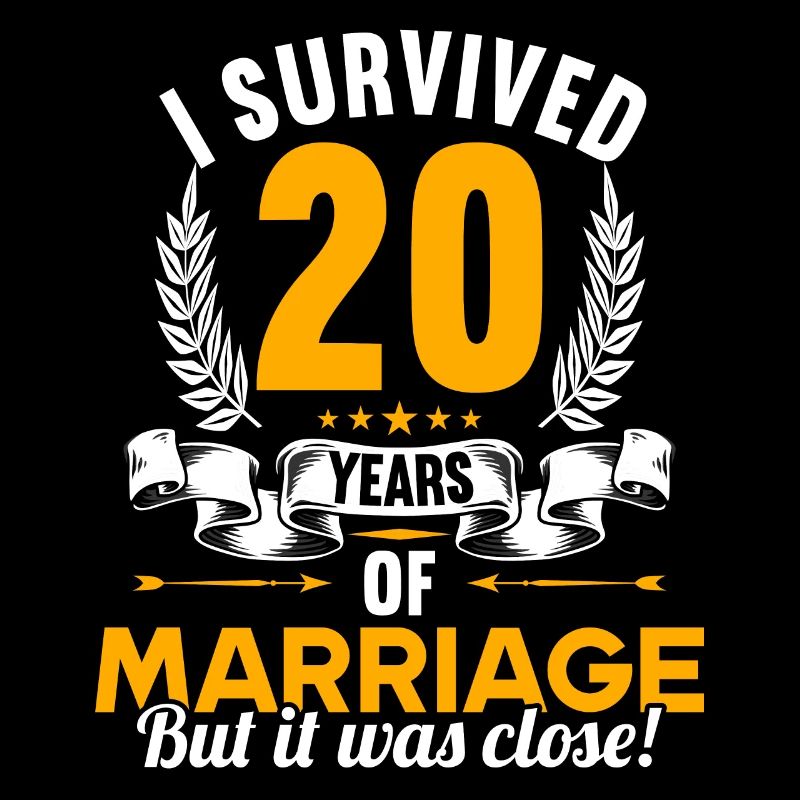 J’ai survécu à 20 ans de mariage 20e anniversaire de mariage