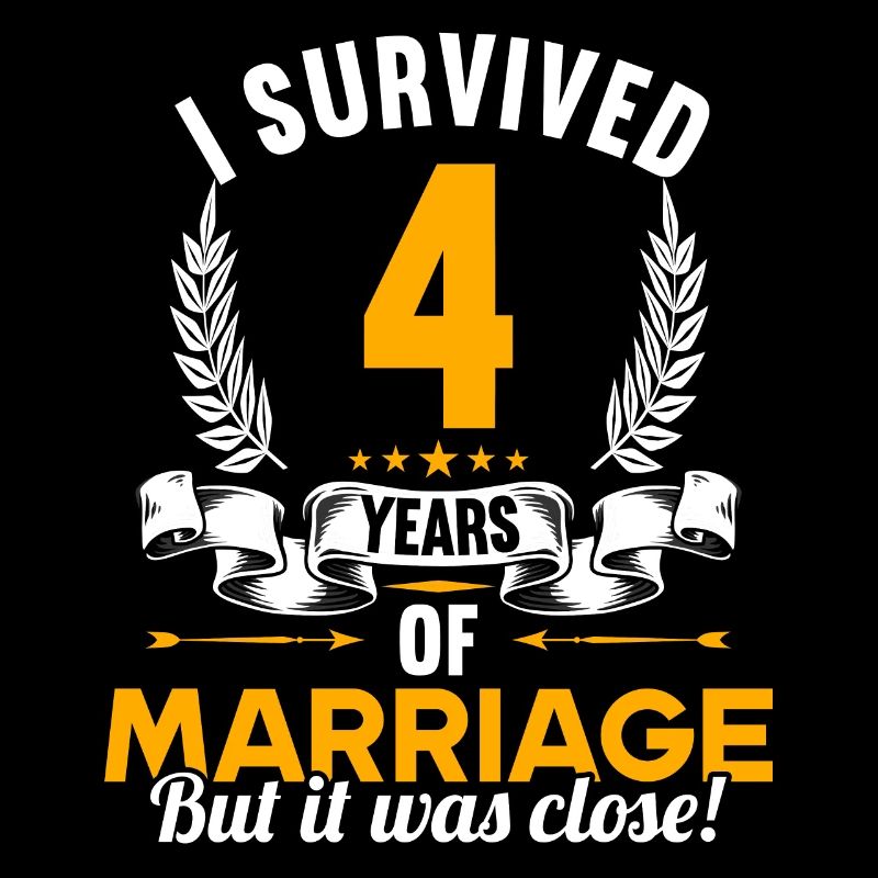 Ich habe 4 Jahre Ehe überlebt 4.Hochzeitstag
