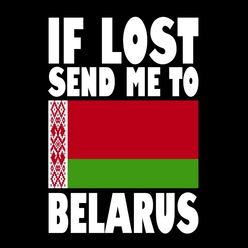 Belarus Flagge Spruch