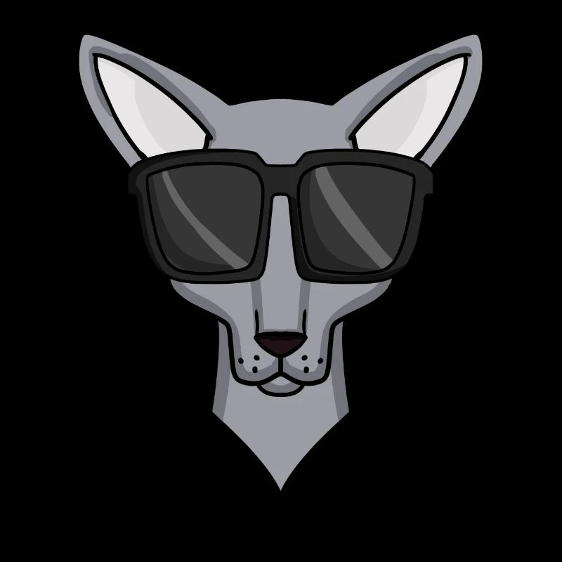 Sphynx Katze mit Sonnenbrille
