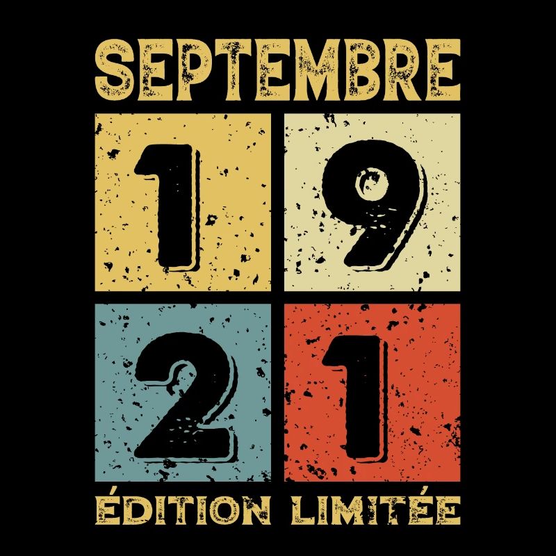 Septembre 1921 Original Idée Cadeau Anniversaire