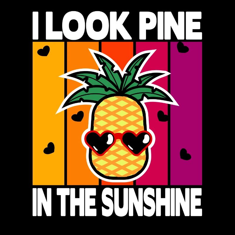 Je regarde le pin au soleil