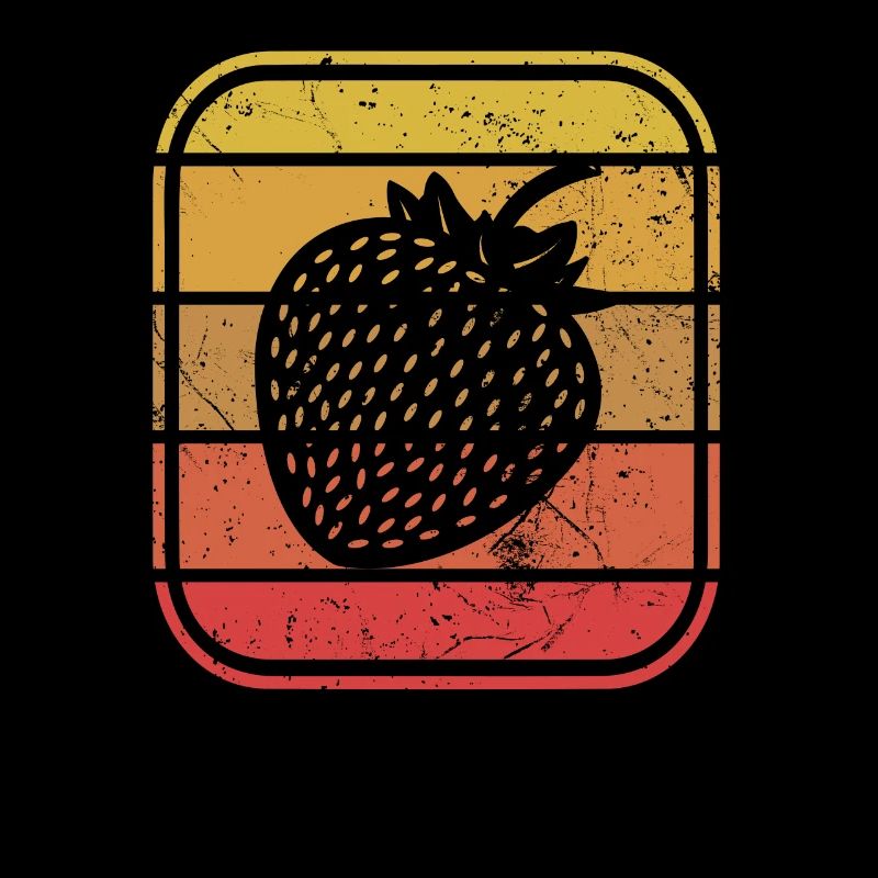 Strawberry Fruit Lover Retro Healthy Gift idea