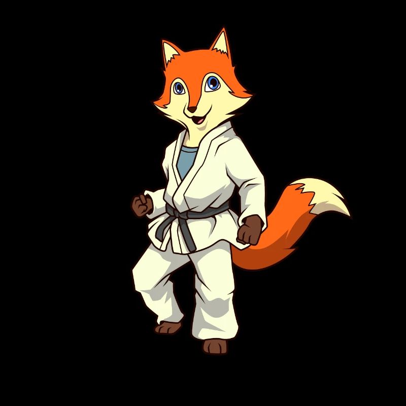 Comic Fuchs makes judo