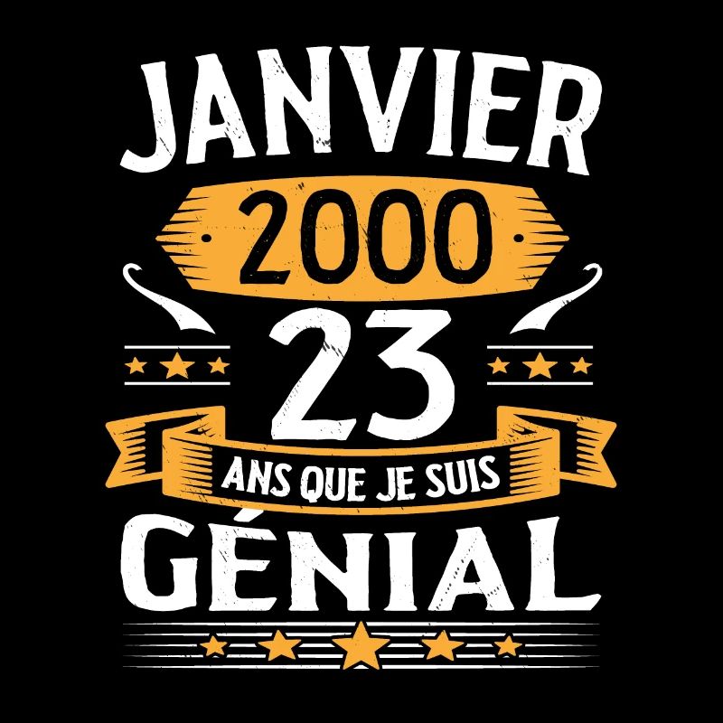 Janvier 2000 23 Ans Anniversaire Vintage Cadeau