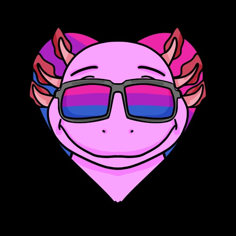 Bisexuell Axolotl Geschenk