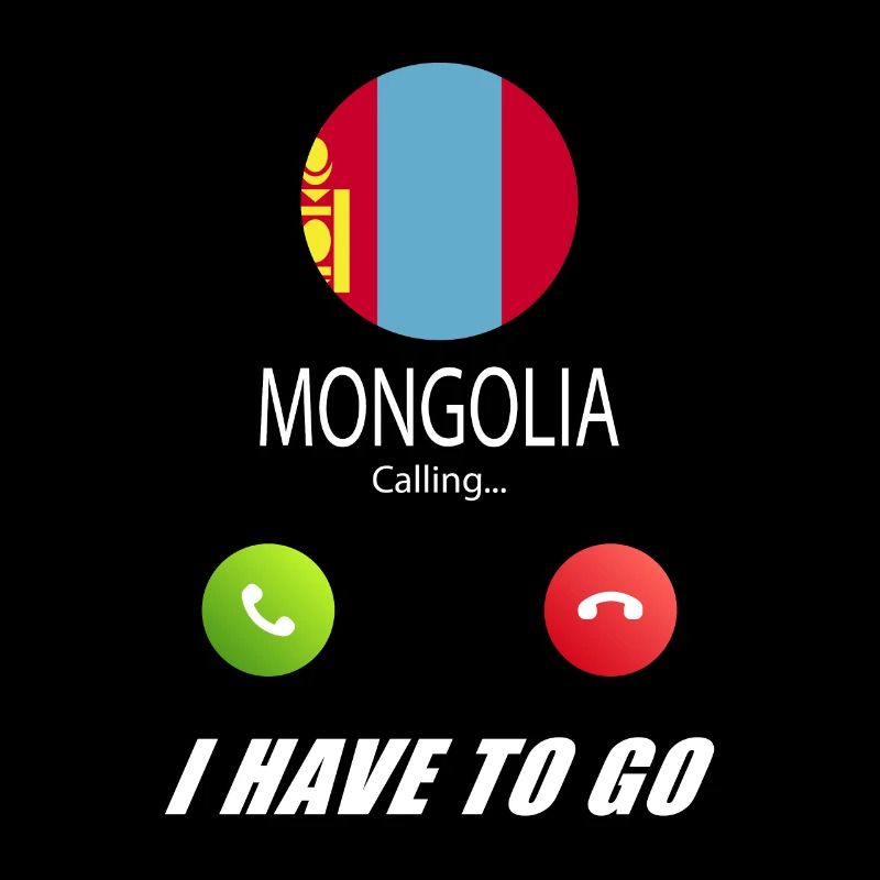 Mongolei ruft an Lusiger Flaggen Spruch