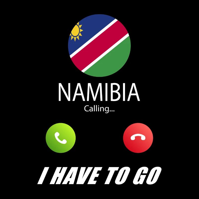 Namibia ruft an Lusiger Flaggen Spruch