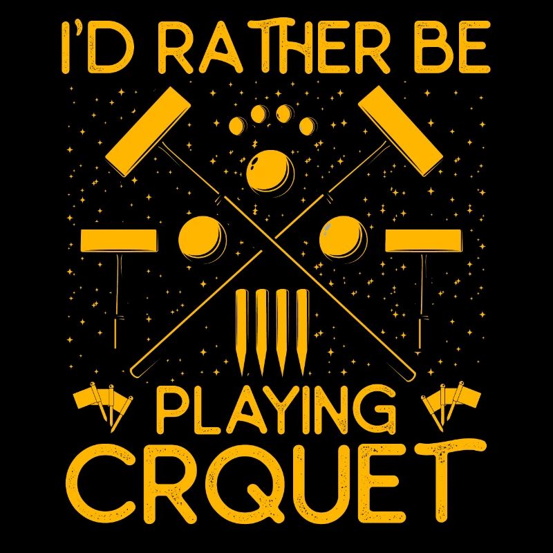 I'd rather be playing Croquet