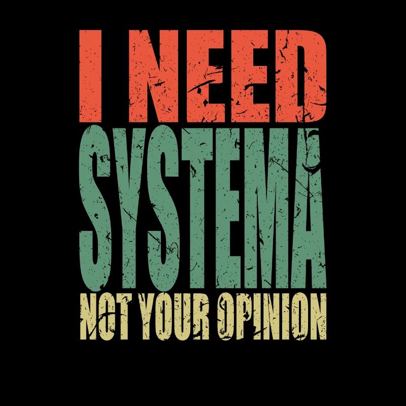 Systema Spruch lustig