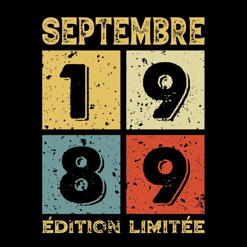 Septembre 1989 Original Idée Cadeau Anniversaire