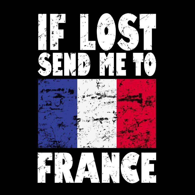 Frankreich Flagge Spruch