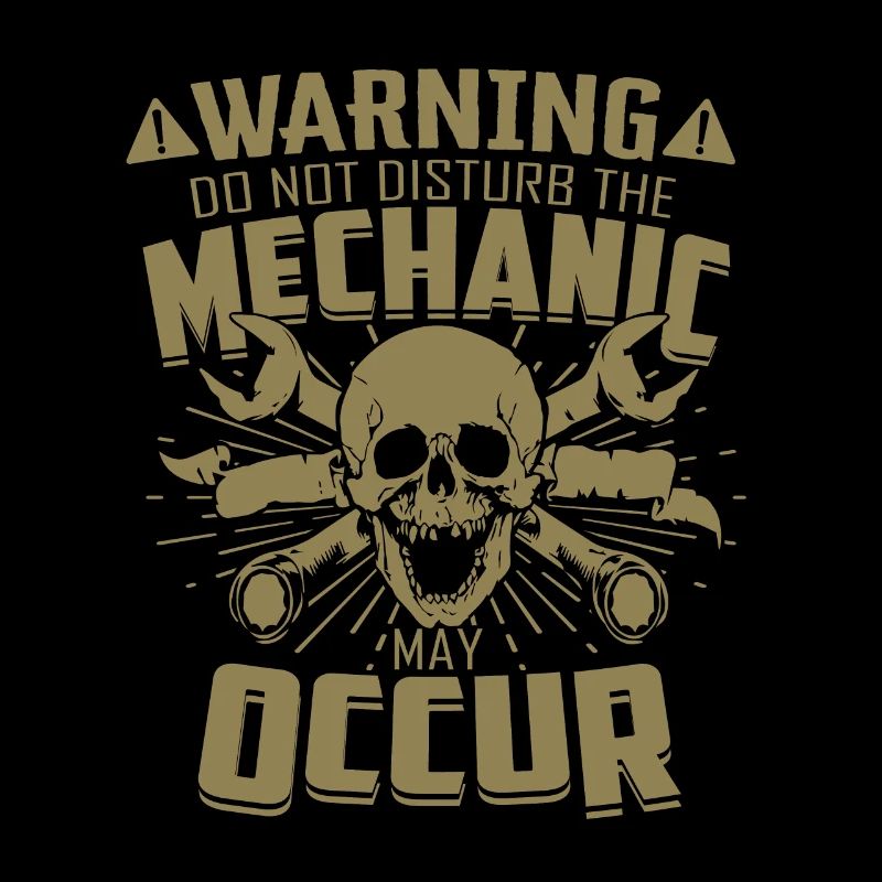 Do not disturb the mechanic Serious injuries