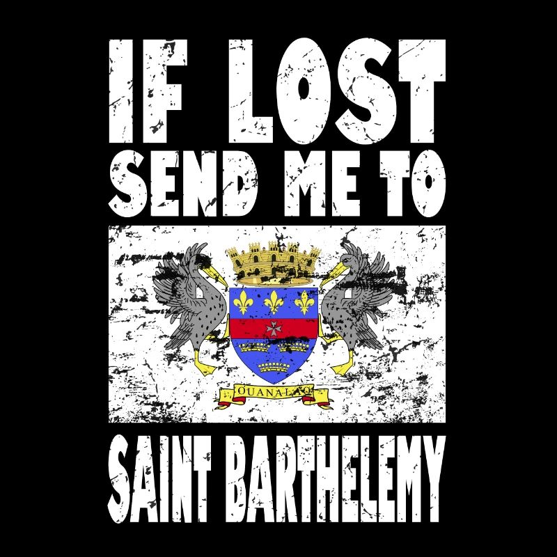 Saint Barthélemy Flag Saying