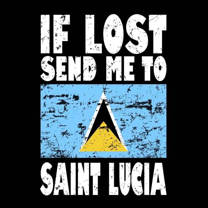 Dicton du drapeau de Sainte-Lucie