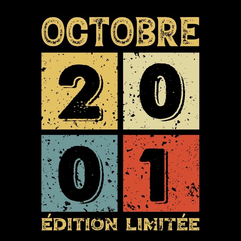 Octobre 2001 Anniversaire Idée Cadeau Vintage