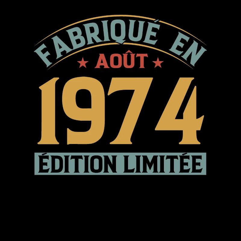 Août 1974 Original Idée Cadeau Anniversaire
