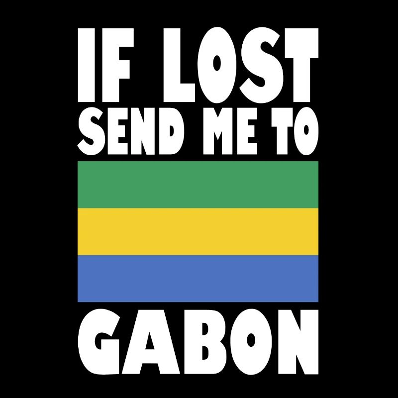 Gabon Flag Saying