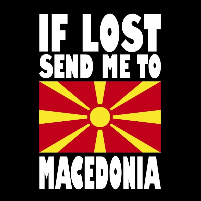 Slogan du drapeau de la Macédoine