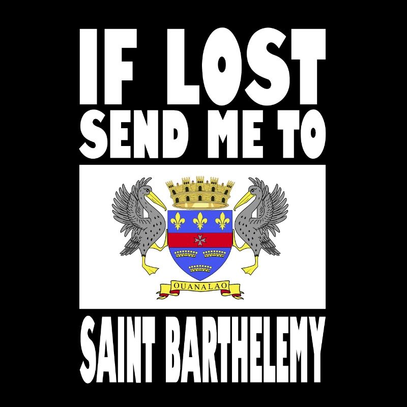 Saint Barthélemy Flag Saying