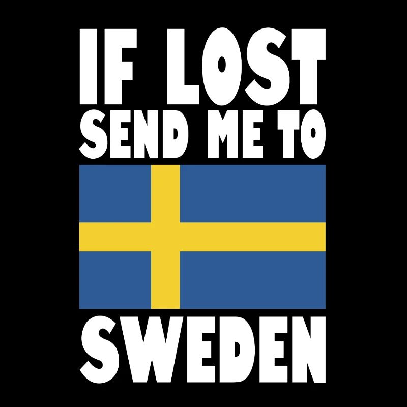 Schweden Flagge Spruch
