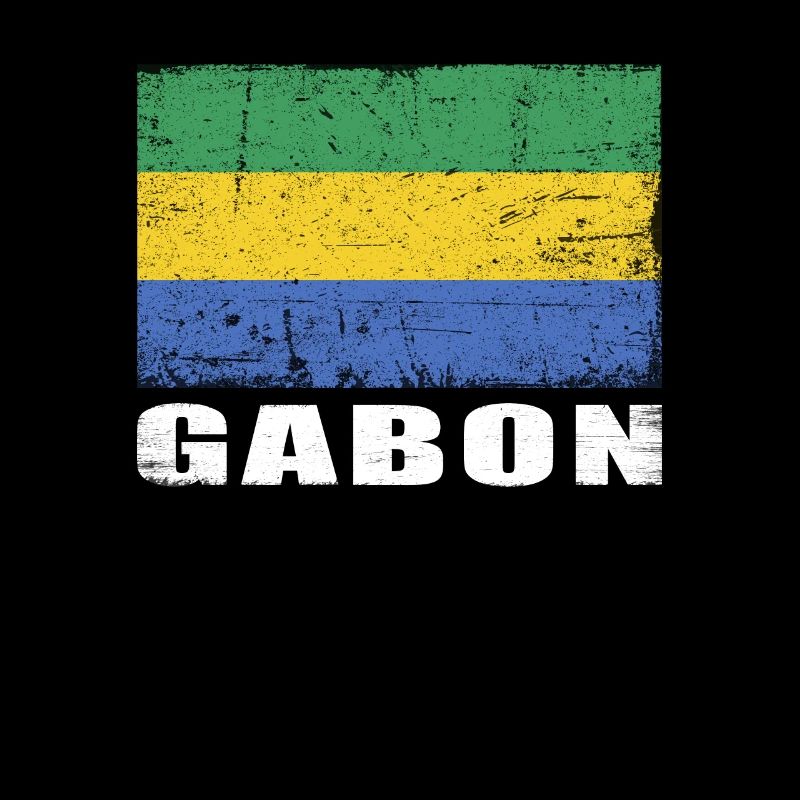 Gabon Drapeau Grunge Gabon Drapeau