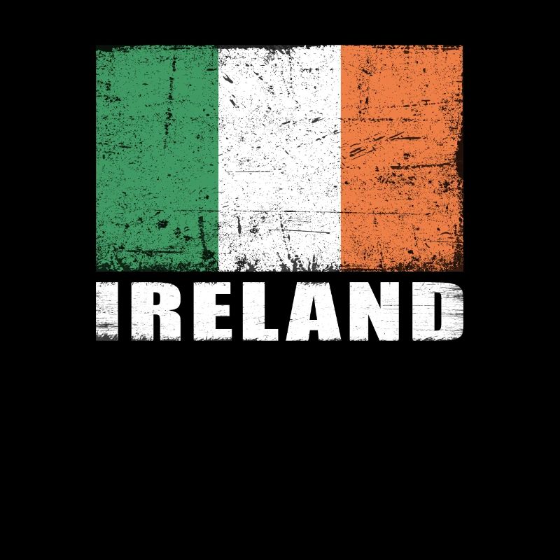 Drapeau de l’Irlande Grunge Drapeau de l’Irlande