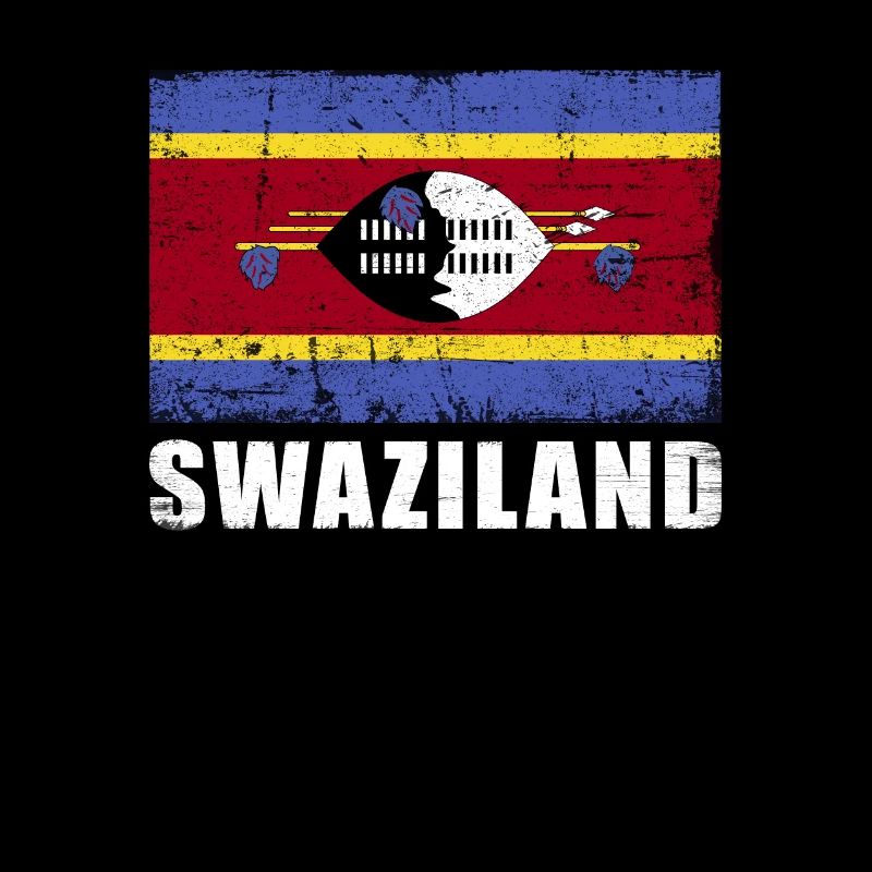 Swaziland Drapeau Grunge Swaziland Drapeau