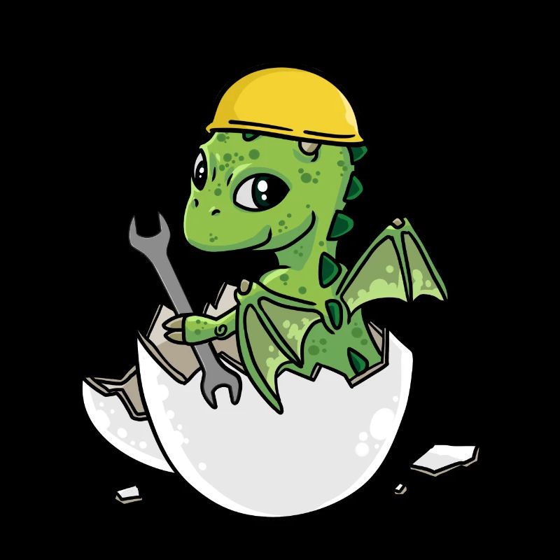 Dino Craftsman Eggshell Tool Car Workshop