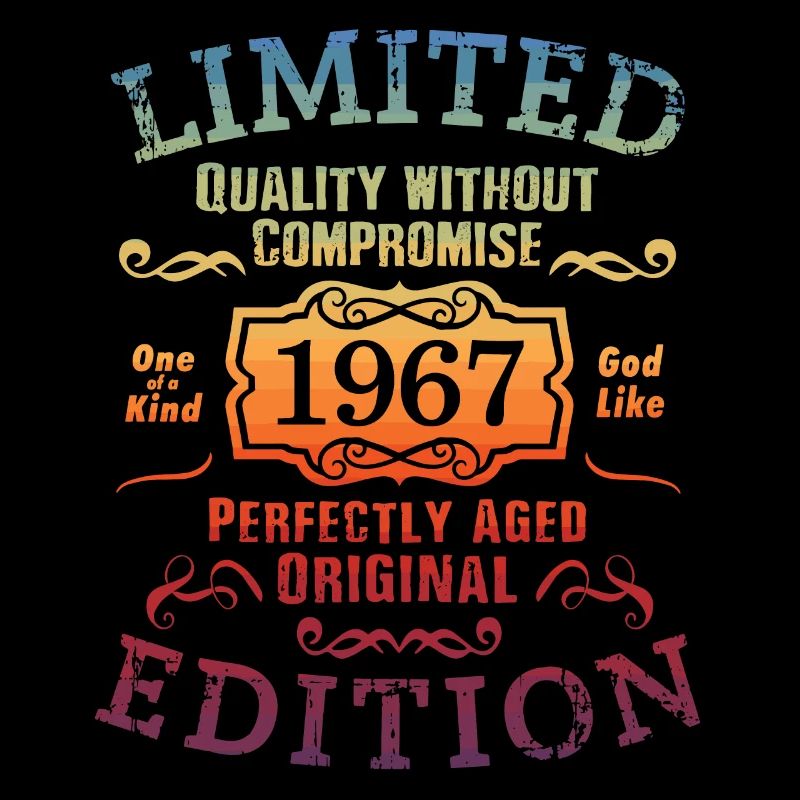 Geburtstag 1967 Limited Edition Geschenk Used Cool