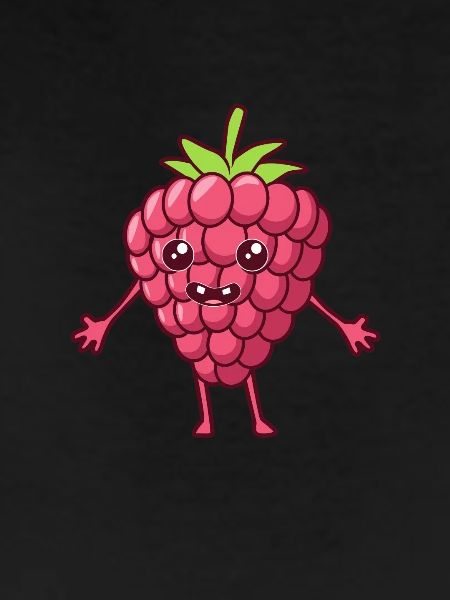 Kawaii Comic Raspberry