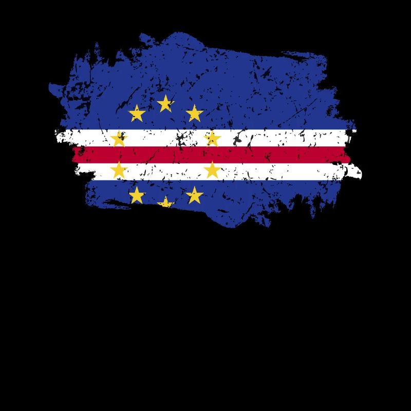 Cape Verde Flag Grunge Cape Verde Flag