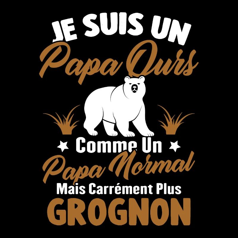 Je suis un papa ours c'est comme un papa normal