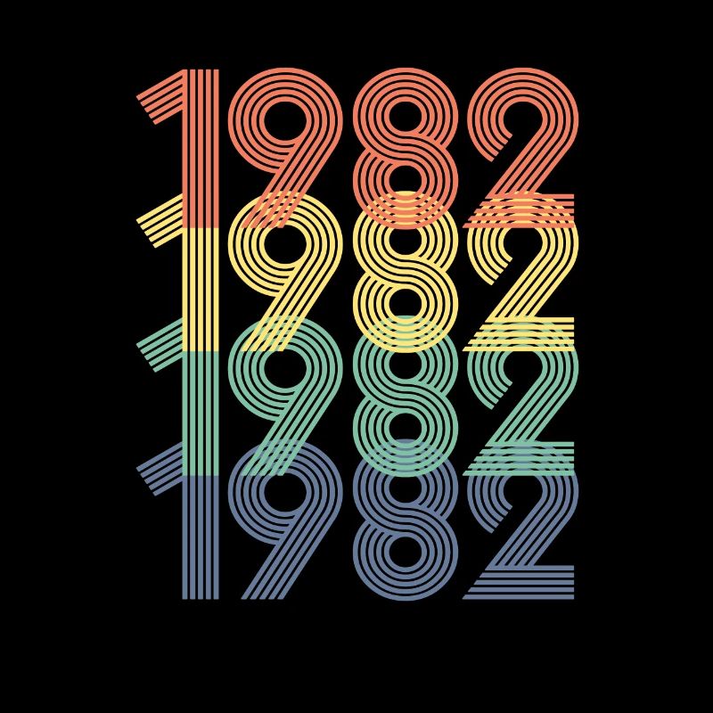 Cool Retro 1982, 40 ans, cadeau de 40e anniversaire