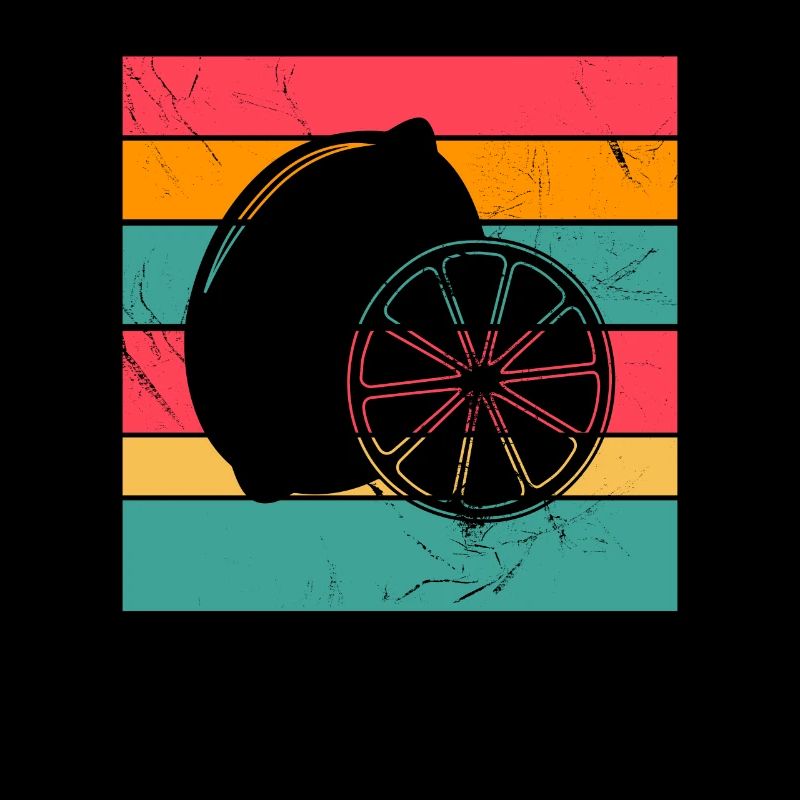 Lemon Fruit Lover Retro Lemonade Idée cadeau