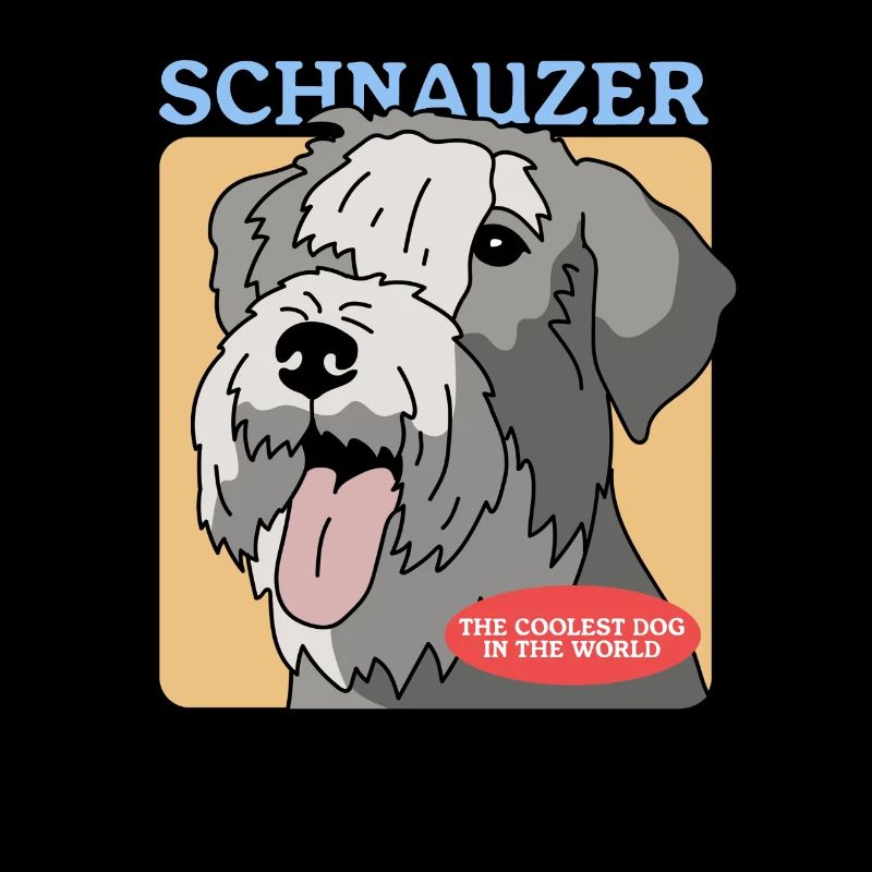 Schnauzer Hunde Hundebesitzer Geschenk