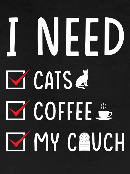 cat coffee couch